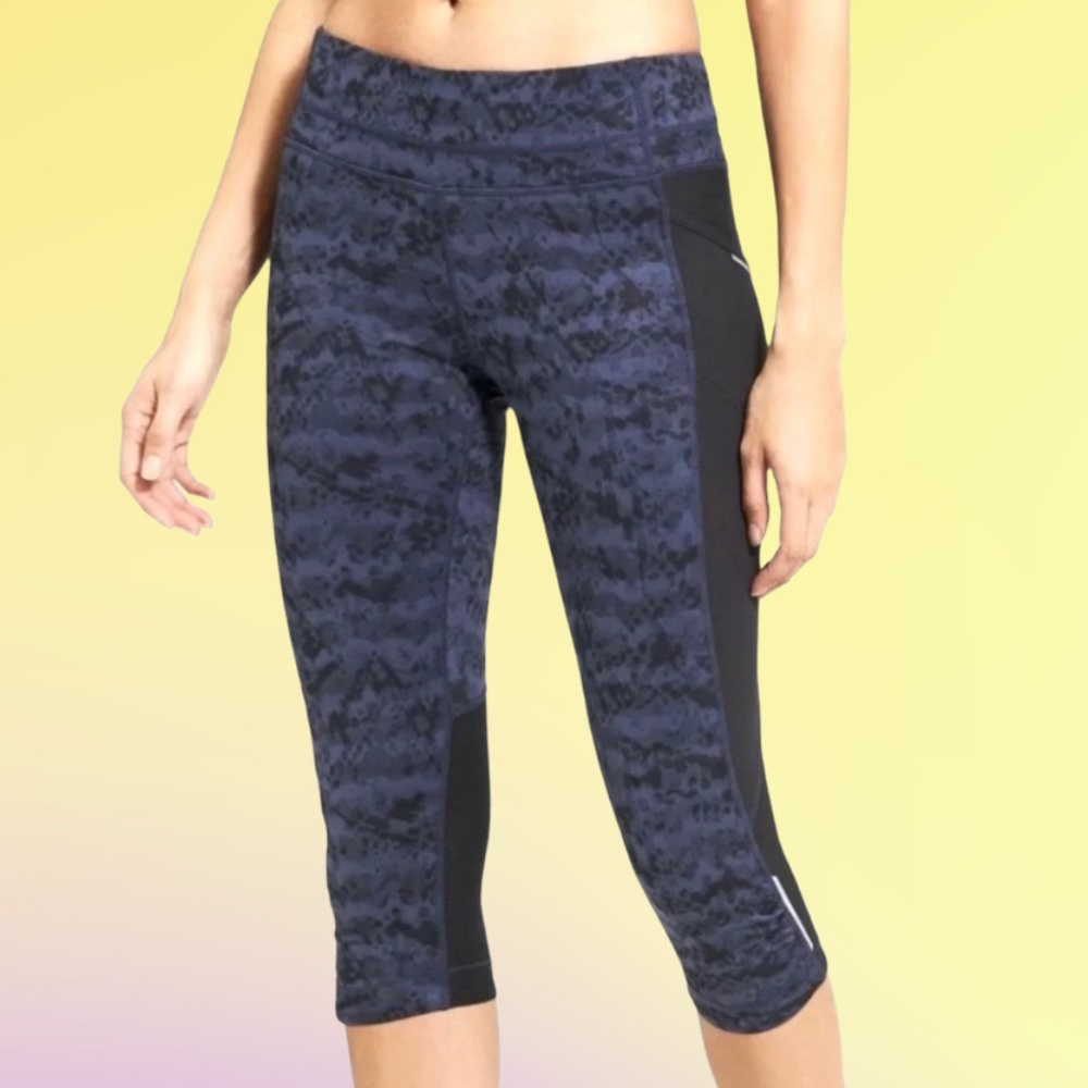 Athleta dapple be free knicker capri leggings XS